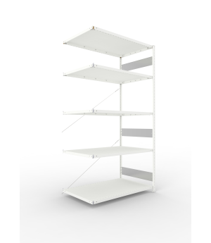 Fachbodenregal Anbauregal 2500×1300×800 mm, 230 kg Fachlast 