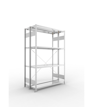 Fachbodenregal Grundregal 2000×1300×300 mm, 230 kg Fachlast 
