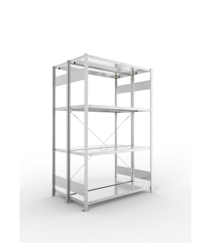 Fachbodenregal Grundregal 2000×1300×400 mm, 230 kg Fachlast 