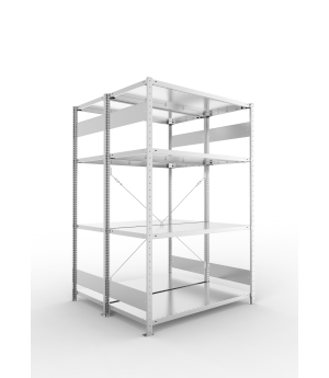 Fachbodenregal Grundregal 2000×1300×600 mm, 230 kg Fachlast 