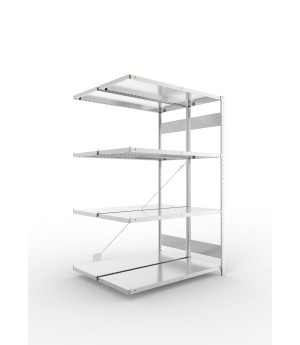Fachbodenregal Anbauregal 2000×1300×500 mm, 230 kg Fachlast 