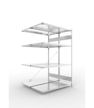 Fachbodenregal Anbauregal 2000×1300×600 mm, 230 kg Fachlast 