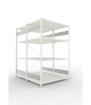 Fachbodenregal Grundregal 2000×1300×800 mm, 230 kg Fachlast 
