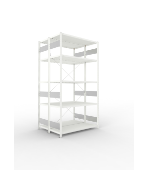 Fachbodenregal Grundregal 2500×1300×500 mm, 230 kg Fachlast 
