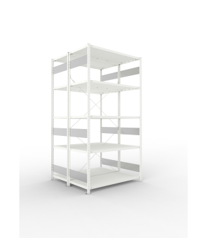Fachbodenregal Grundregal 2500×1300×600 mm, 230 kg Fachlast 