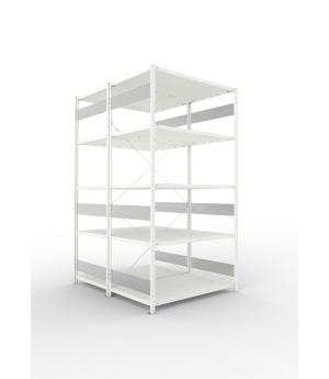 Fachbodenregal Grundregal 2500×1300×800 mm, 230 kg Fachlast 
