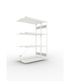 Fachbodenregal Anbauregal 2000×1300×400 mm, 230 kg Fachlast 