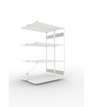 Fachbodenregal Anbauregal 2000×1300×500 mm, 230 kg Fachlast 