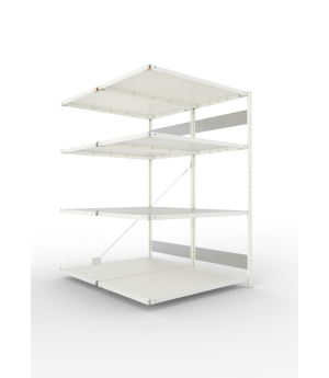 Fachbodenregal Anbauregal 2000×1300×800 mm, 230 kg Fachlast 