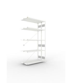Fachbodenregal Anbauregal 2500×1300×300 mm, 230 kg Fachlast 