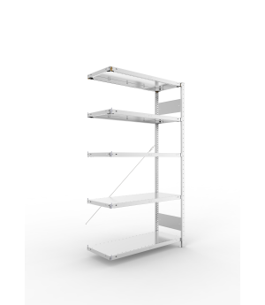 Fachbodenregal Anbauregal 1850×1000×400 mm, 150 kg Fachlast 