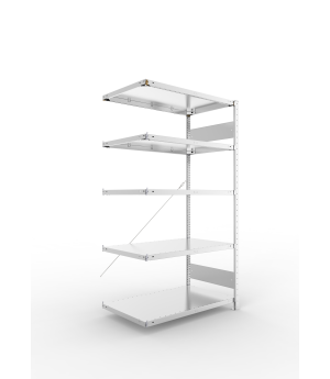 Fachbodenregal Anbauregal 1850×1000×600 mm, 150 kg Fachlast 