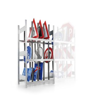 Schilderregal Grundregal 2000×1000×600 mm, 100 kg Fachlast –