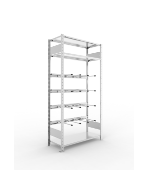 Keilriemenregal Grundregal 2000×1000×400 mm, 80 kg Fachlast 