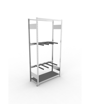 Fachbodenregal Grundregal 2000×1000×400 mm, 15 kg Fachlast –