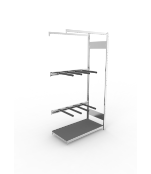Fachbodenregal Anbauregal 2000×1000×500 mm, 15 kg Fachlast –