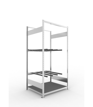 Abgasanlagenregal Grundregal 2000×1000×800 mm, 15 kg Fachlas