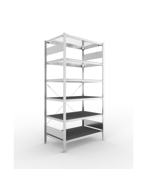 Abgasanlagenregal CLIP GR 2000x1000x600 mm vzk 6 Böden – MET