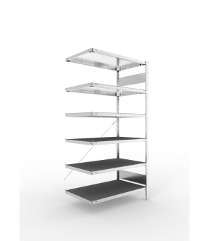 Abgasanlagenregal CLIP AR 2000x1000x600 mm vzk 6 Böden – MET