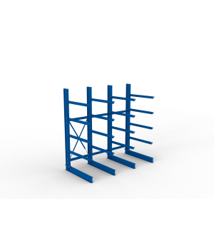 Kragarmregal MULTISTRONG H Komplettregal 3000×3000×1250 mm, 