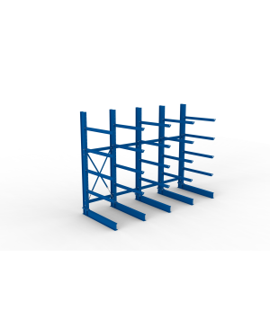 Kragarmregal MULTISTRONG H Komplettregal 3000×4000×1250 mm, 