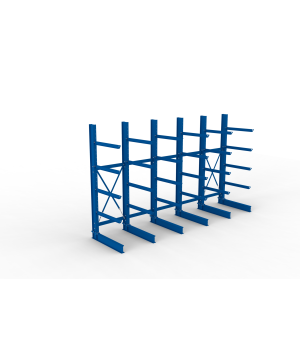 Kragarmregal MULTISTRONG H Komplettregal 3000×5000×1000 mm, 