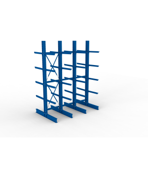 Kragarmregal MULTISTRONG H Komplettregal 4000×3000×800 mm, 6