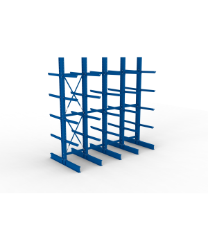 Kragarmregal MULTISTRONG H Komplettregal 4000×4000×800 mm, 6