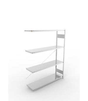 Fachbodenregal Anbauregal 2000×1500×400 mm, 200 kg Fachlast 