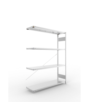 Fachbodenregal Anbauregal 2000×1500×400 mm, 200 kg Fachlast 