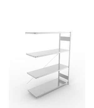 Fachbodenregal Anbauregal 2000×1500×500 mm, 200 kg Fachlast 