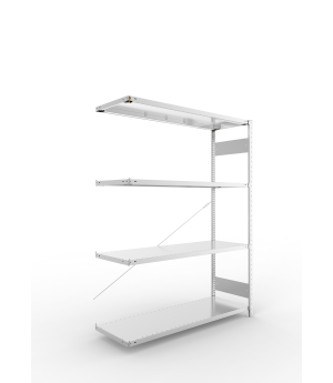 Fachbodenregal Anbauregal 2000×1500×500 mm, 200 kg Fachlast 