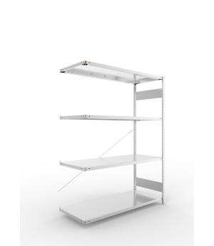 Fachbodenregal Anbauregal 2000×1500×600 mm, 200 kg Fachlast 