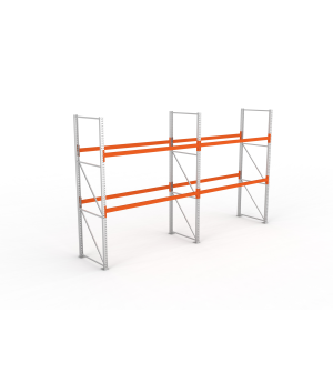Palettenregal Komplettregal 3300×5655×1100 mm, 18 Stellplätz