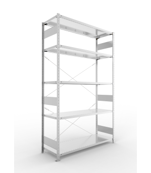 Fachbodenregal Grundregal 2500×1500×500 mm, 200 kg Fachlast 