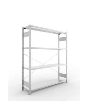 Fachbodenregal Grundregal 2000×1700×400 mm, 200 kg Fachlast 