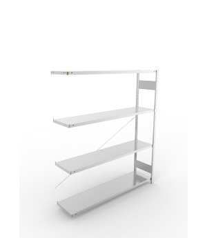 Fachbodenregal Anbauregal 2000×1700×400 mm, 200 kg Fachlast 
