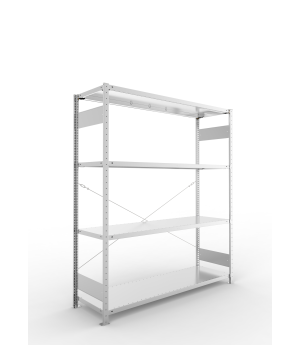 Fachbodenregal Grundregal 2000×1700×500 mm, 200 kg Fachlast 