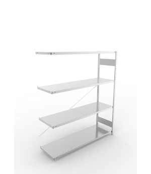 Fachbodenregal Anbauregal 2000×1700×500 mm, 200 kg Fachlast 
