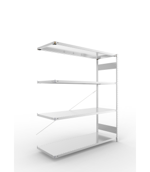 Fachbodenregal Anbauregal 2000×1700×600 mm, 200 kg Fachlast 