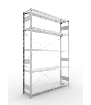 Fachbodenregal Grundregal 2500×1700×400 mm, 200 kg Fachlast 