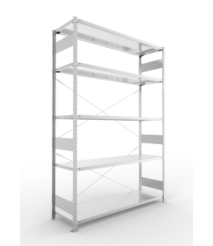 Fachbodenregal Grundregal 2500×1700×500 mm, 200 kg Fachlast 
