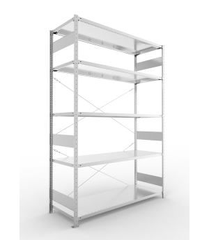 Fachbodenregal Grundregal 2500×1700×600 mm, 200 kg Fachlast 