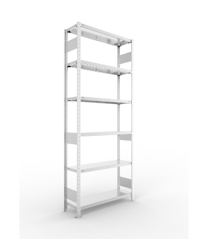 Fachbodenregal Grundregal 2500×1000×300 mm, 150 kg Fachlast 