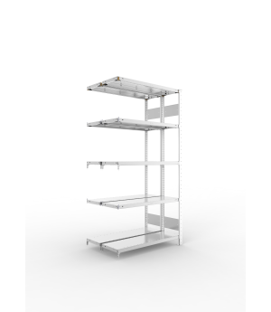 Fachbodenregal Anbauregal 2000×1000×300 mm, 150 kg Fachlast 