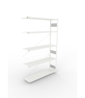 Fachbodenregal Anbauregal 2500×1500×400 mm, 200 kg Fachlast 