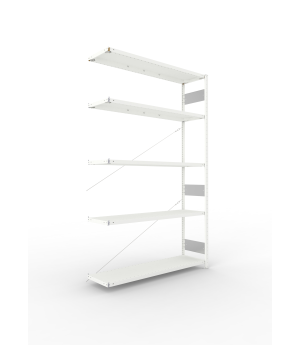Fachbodenregal Anbauregal 2500×1500×400 mm, 200 kg Fachlast 