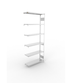 Fachbodenregal Anbauregal 2500×1000×300 mm, 150 kg Fachlast 