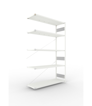 Fachbodenregal Anbauregal 2500×1500×500 mm, 200 kg Fachlast 