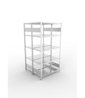 Fachbodenregal Grundregal 2000×1000×500 mm, 150 kg Fachlast 